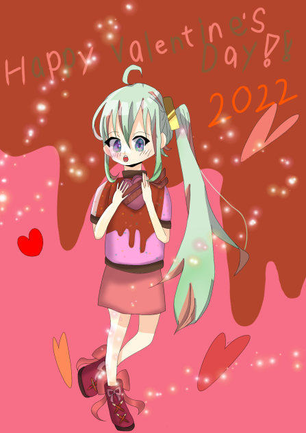 バレンタイン全身