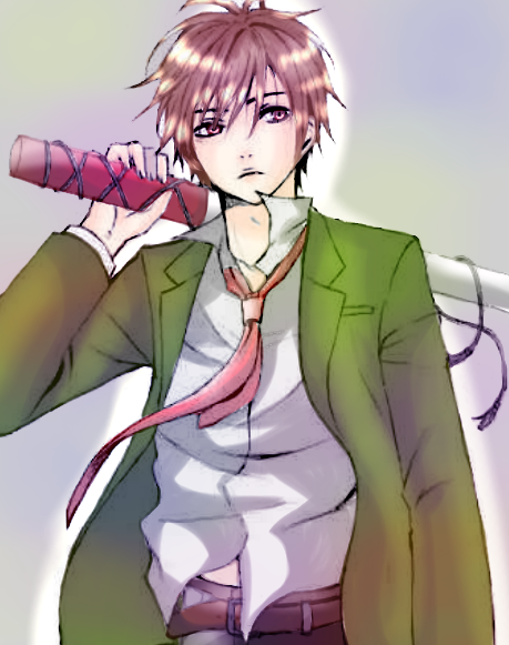 適当に引っ張ってきた線画に色塗った