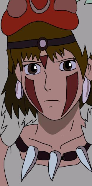 princess mononoke digital fan art