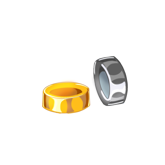 wedding rings (simple)