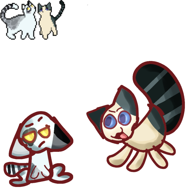 Ashen'speackle and poppy'blotch!