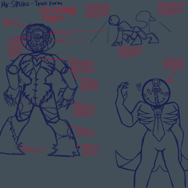 Mr. Smiles concept art- HELLBOUND PUPPET
