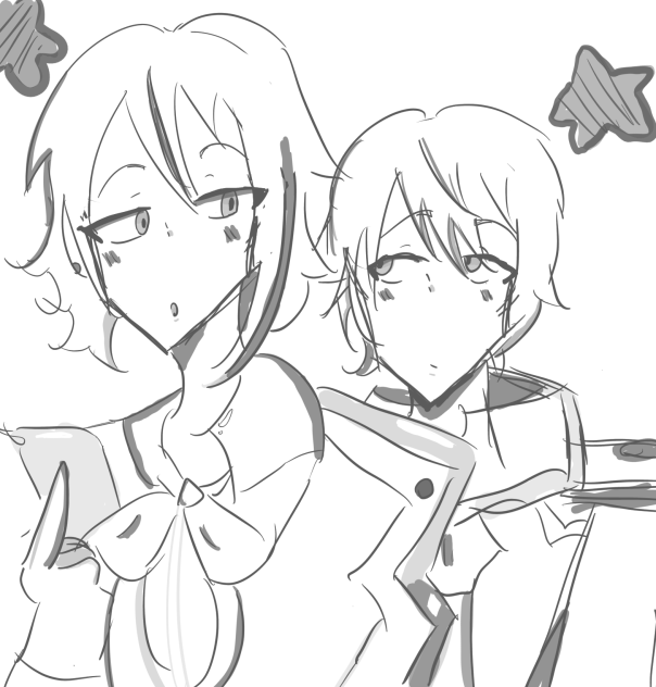 Rui and Tsukasa sketch 💫