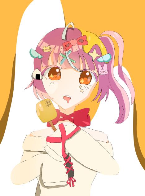 カマンベール・凛　髪飾りたくさんヘアスタイル