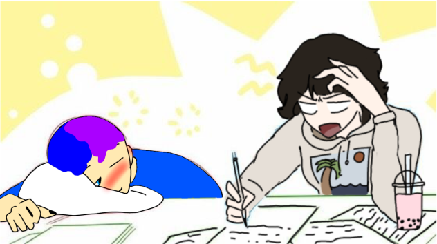 Schoolwork collab with Ollie