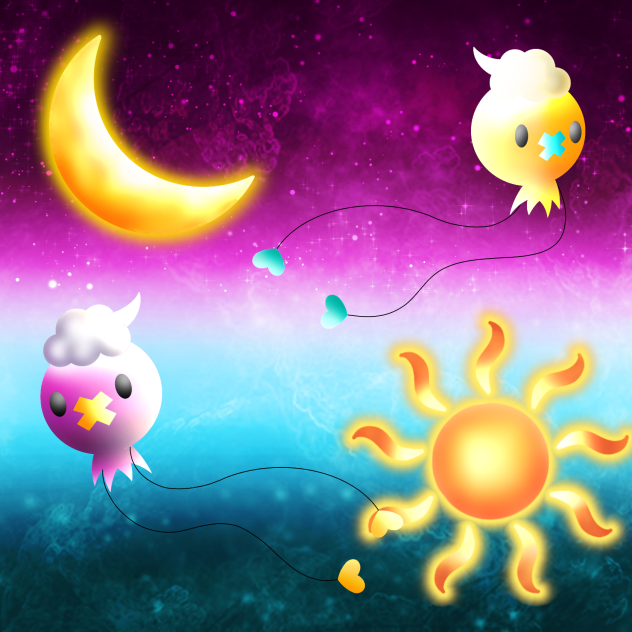 Drifloon and Shiny Drifloon fan art