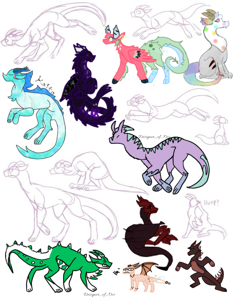 Dragon collab - ibisPaint