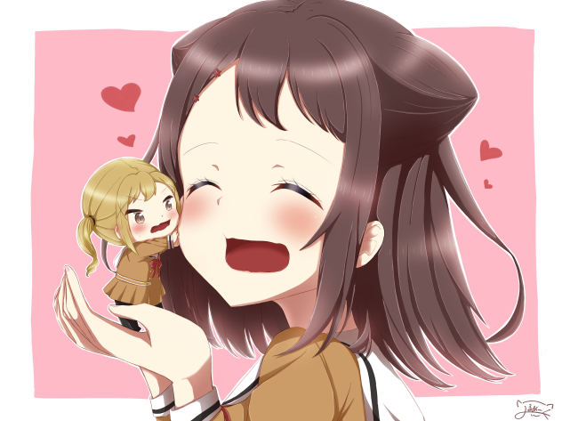 香澄と小さくなった有咲