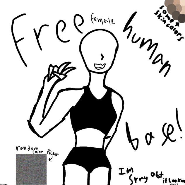 just a random girl base