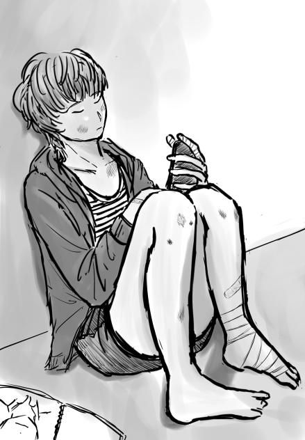 痛くない。