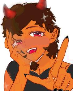 Human demon cookie