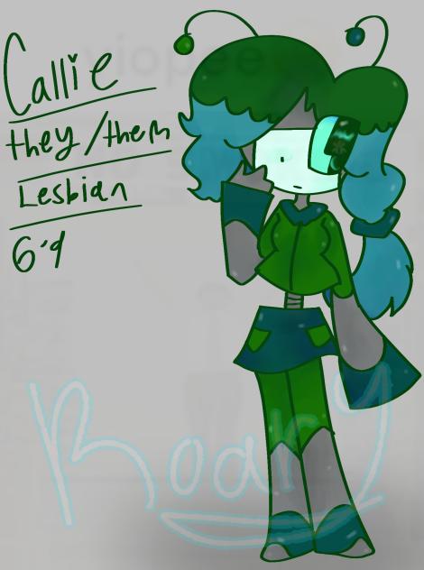 Callie reference sheet