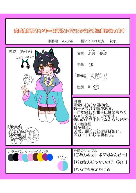 キャラ募参加ｧｧｧｧ