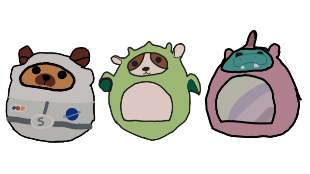 plushees for  a comic