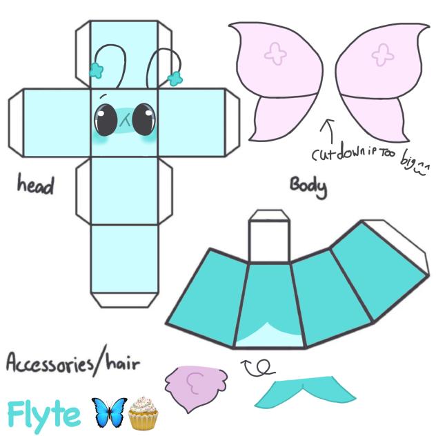 My attempt on making a flyte papercraft