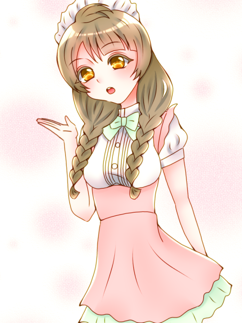 三つ編み(・8・)ﾁｭﾝ!