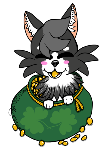 St Patricks Day Husky - Speedpaint