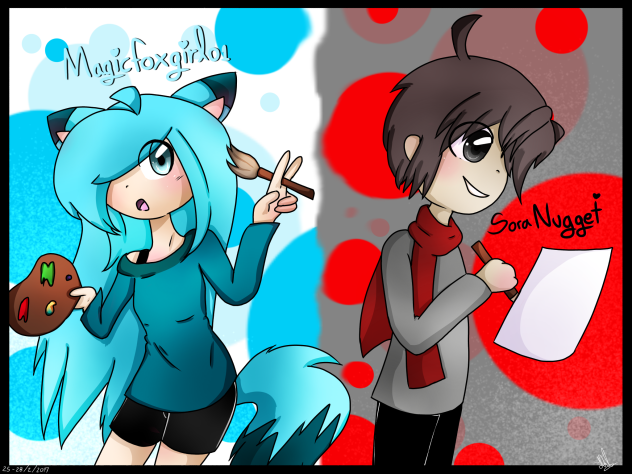 MagicFoxGirl01 & SoraNuggetXD SPEEDPAINT