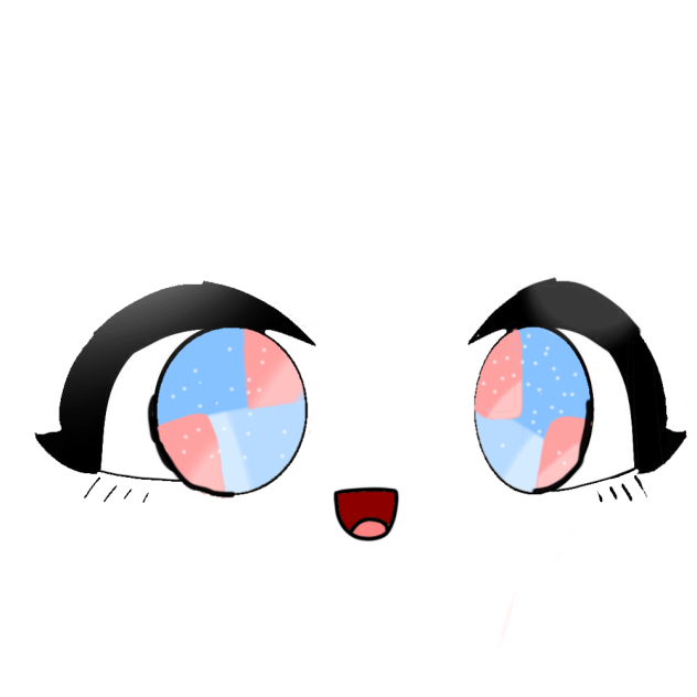 Shading eyes test (including the mouth)