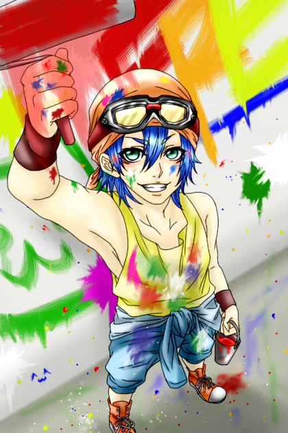 【塗った】ペンキ塗り