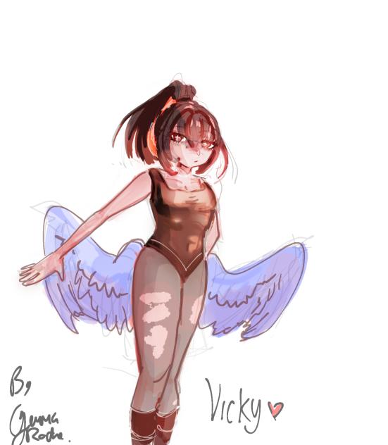 trying out colours and methods