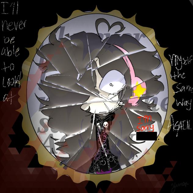 Broken mirror