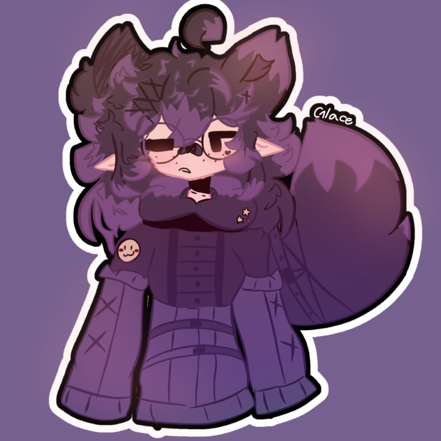 I COLORED IN MY NEW OC HEHEEH