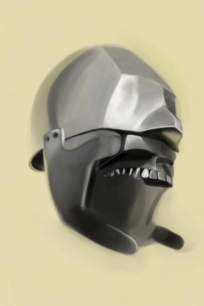a helmet (unfinished)