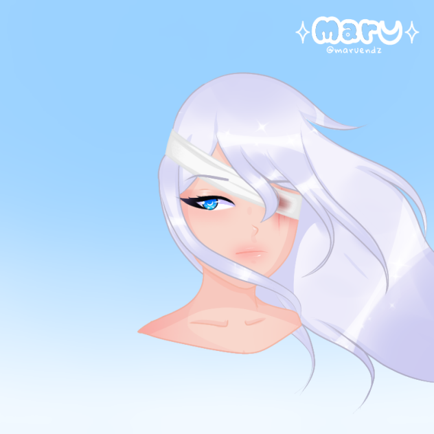 girl with bandage