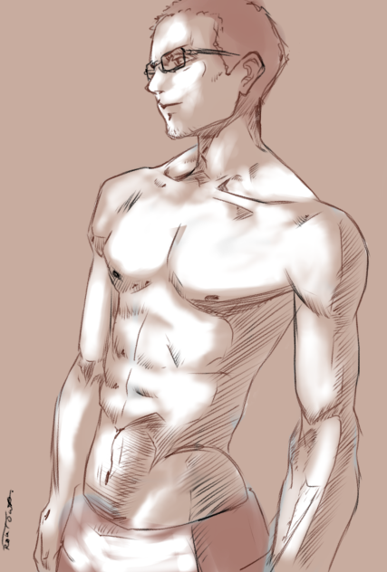 【習作】筋肉男子