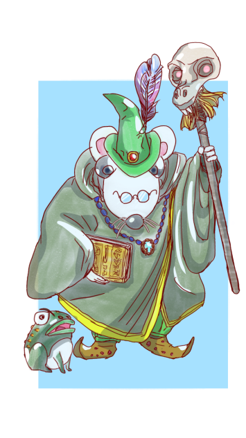 ネズミ族の魔道士 マサやん