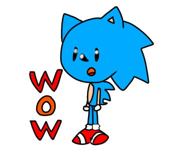 LINE stamp：sonic