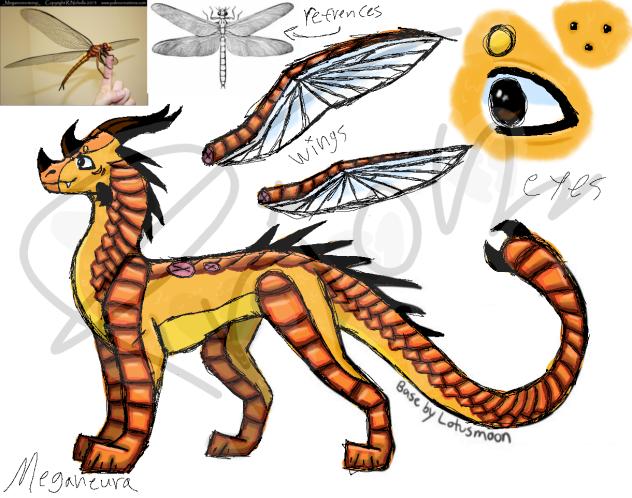 Meganeura ref sheet