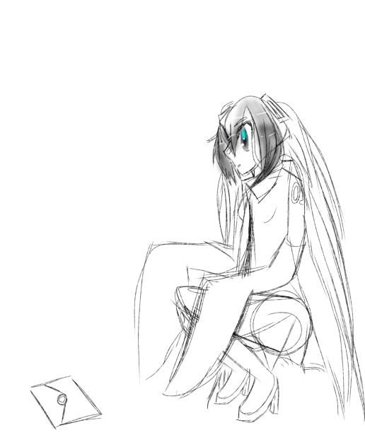 Lil Miku sketch YEHAW
