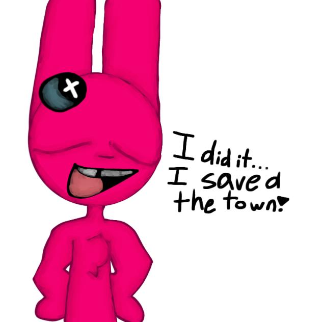 I DID IT I SAVED THE TOWN