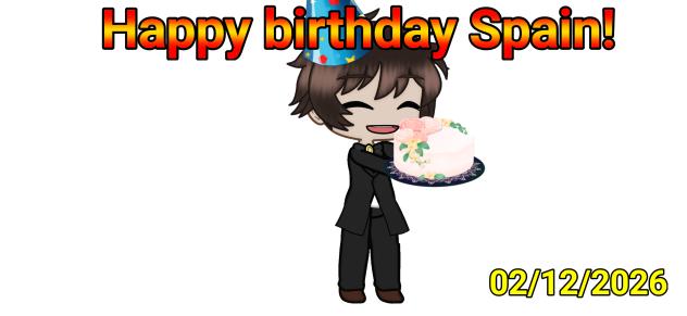 Happy birthday Spain!