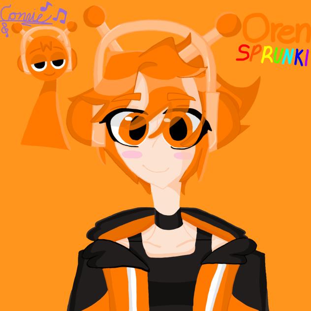 Sprunki Oren fanart (human version)