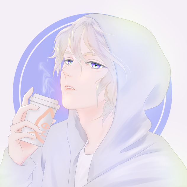パーカーとコーヒー