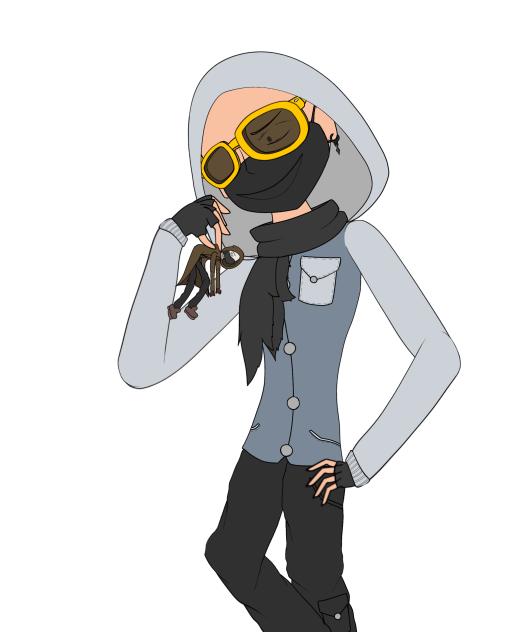 Vexil Holding Vitch (unshaded)