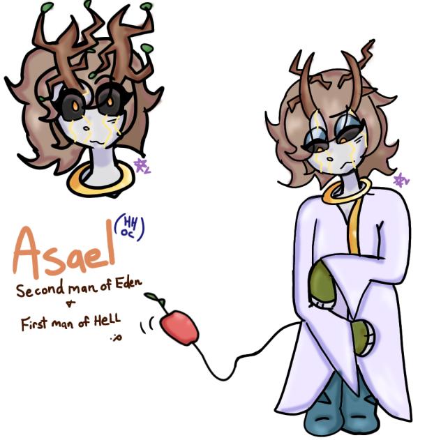 Hazbin OC #7— Asael (Sketches)