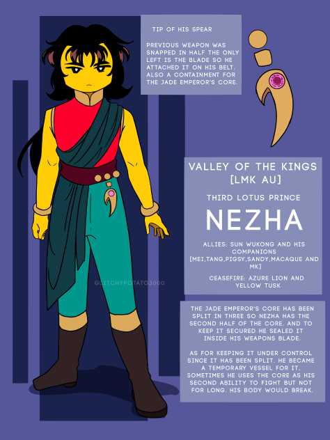 Nezha VOTK  AU Character sheet