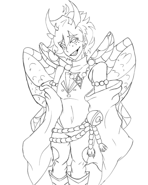 Makari DTIYS Lineart