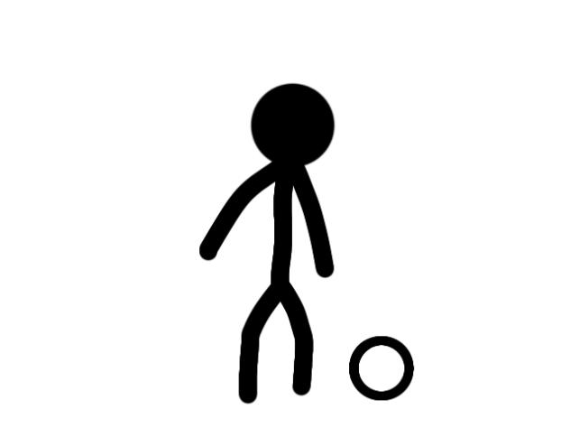 Kicking a ball
