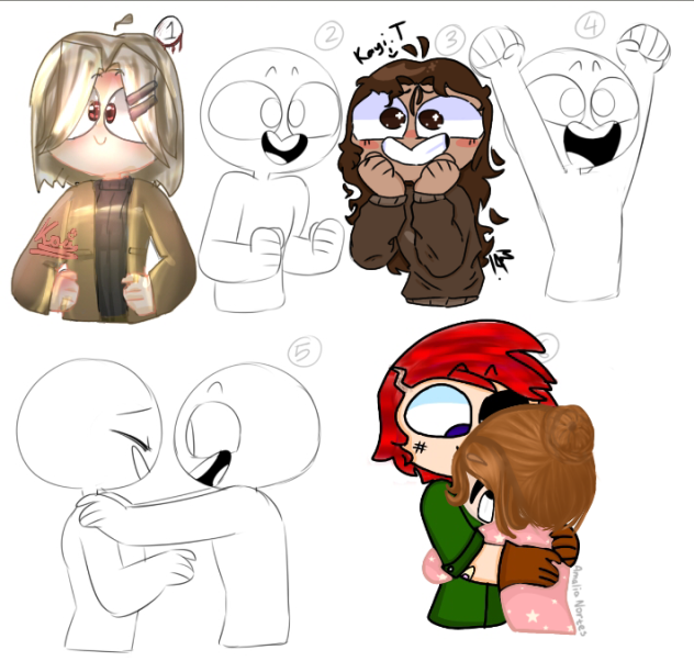 Happy collab - ibisPaint