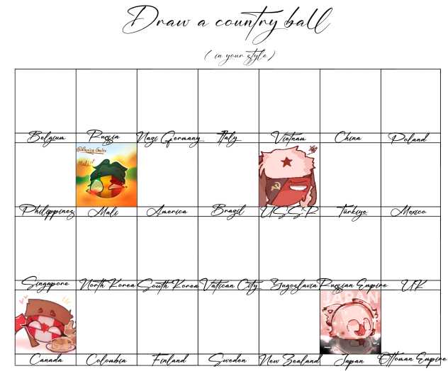 Draw a countryball in your style -remake