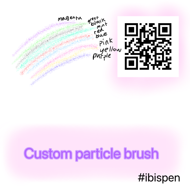 Custom Particle brush ibisPaint