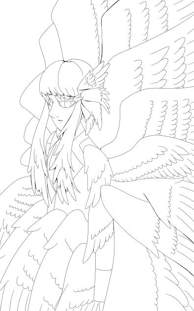 熾天使(線画)