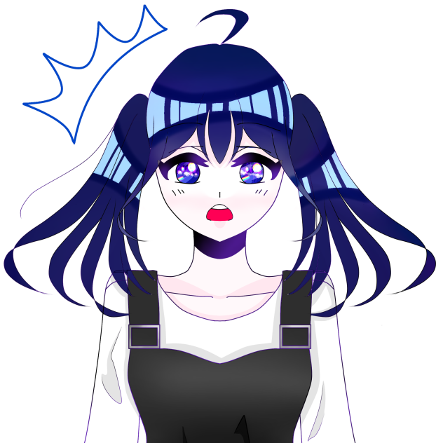 ゆなちゃん立ち絵〜驚き〜