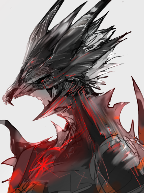 黒龍魔王　頭部デザイン