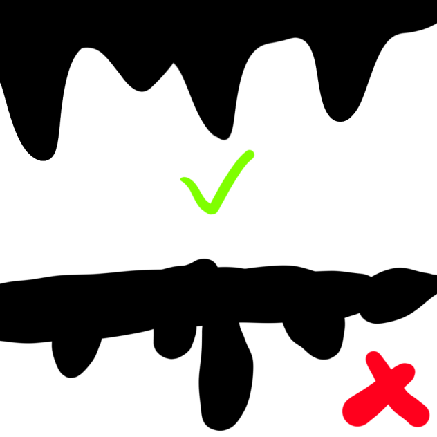 How To Draw Drip Marks